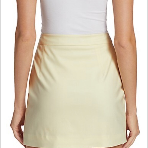 Zeynep Arcay Cream Slit Mini Skirt - Picture 5 of 7